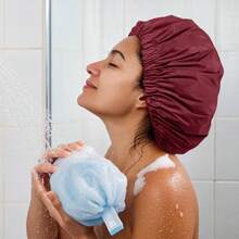 Shower Caps - Burgundy - View 5