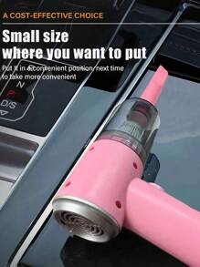 Easypie Selection 3-In-1 Handheld Vacuum Cleaner - 2000mAh, Fast Charging And Strong Wet/Dry Suction For Car, Home, And Pets, USB-C Charging, Washable Filter, Low-Noise Air Purifier & Multi-Nozzle Kit, A Must-Have For Car Detailing, Keyboard Cleaning, Desk Organization, Driver's Interior Care, And Home Cleaning Gadget Enthusiasts
