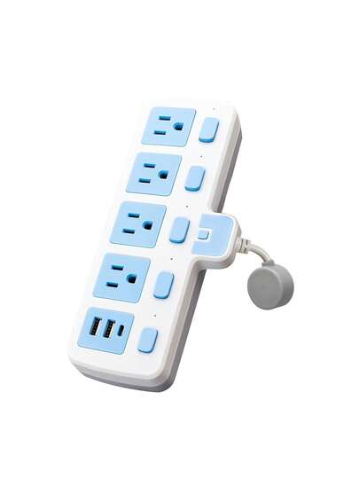 Regleta inteligente con 3 tomas de corriente, 2 puertos USB y 1 puerto tipo C – Enchufe múltiple con interruptores individuales, protección contra sobrecargas y conectividad universal – Estación de carga con diseño moderno y compacto, ideal para el hogar, oficina o escritorio – Extensión eléctrica con cable de 2 metros para mayor comodidad – Regleta con interruptores independientes que permiten elegir cuándo y qué dispositivo encender, optimizando el consumo de energía – Múltiple con tecnología inteligente para proteger tus dispositivos – Regleta con carga rápida compatible con teléfonos, laptops, tablets y otros aparatos electrónicos – Regleta moderna con base estable, perfecta para escritorio o espacios de trabajo – Barra de energía con entradas universales para mayor compatibilidad – Regleta USB y tipo C para carga simultánea – Enchufe múltiple con protección avanzada para uso seguro y eficiente