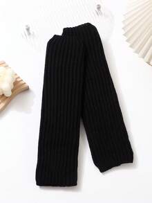 1 双女式条纹图案多色腿套，针织加厚保暖休闲腿套，中筒腿套，适合秋冬季 - 多色 - 查看 19