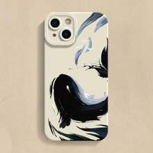 Funda mate con diseño de ojos, compatible con phone 16 Pro Max, 15 Pro, 14 Pro (anticaídas), 13 Pro, 12 Plus y otros modelos. - Blanco - Ver 4