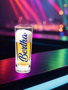 1PC Personalized Shot Glass, Custom Shot Glasses Bulk Personalized Tall Shot Glasses With Name, Bridal Party Gift, Custom 2OZ Shot Glass, Bridesmaid Groomsman Proposal, Bachelorette Party, Wedding Favor, Multi-Functional, Adjustable, Durable, Ornamental, Reusable, Exquisite, Adorable, Ideal Gifts, Birthday Party Favors, Graduation Gifts - Multicolor - View 4