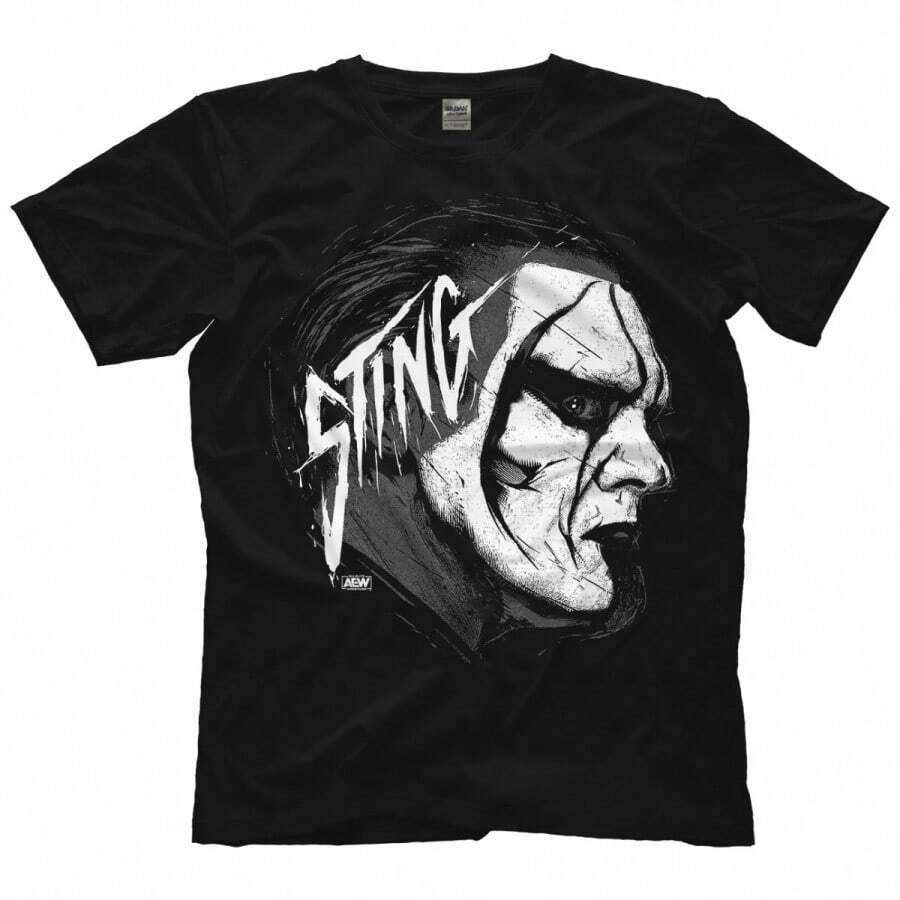 Sting - Stealth AEW Official T-Shirt - 黑色 - 查看 1
