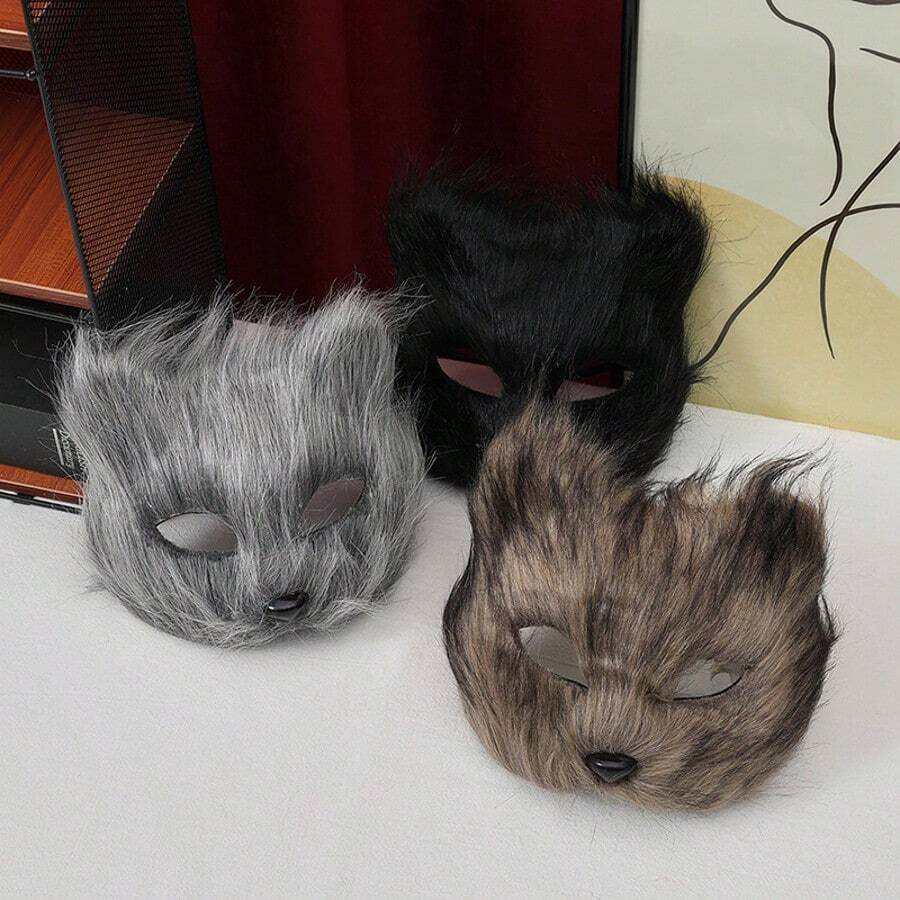 Realistic Durable Fox Mask, Suitable For Role Play, Halloween Costume, Halloween Gift, Cosplay Party Prop - Multicolor - View 1
