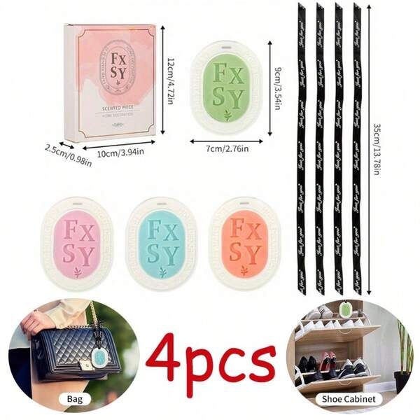 4PCS Scented Wax Melts Handmade Stress Relief Yoga Meditation Gift for Friends