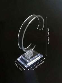 1 Pieza Soporte en forma de T para pulseras, Soporte de exhibición de joyería, Estante de almacenamiento de joyería de franela, Adecuado para relojes, collares, pulseras y otros accesorios de joyería, es la primera opción para la temporada de regreso a clases y regalos festivos.