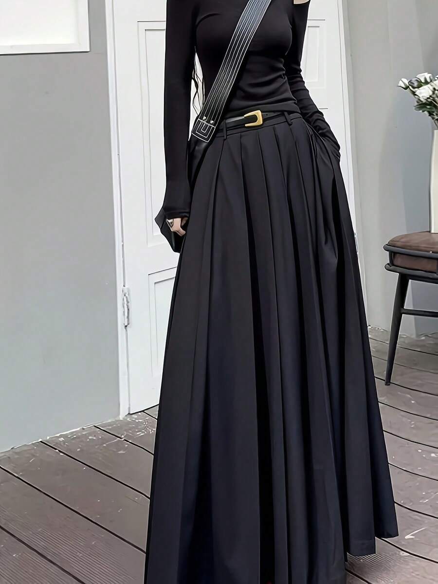 Women Skirts - màu đen - Xem 1