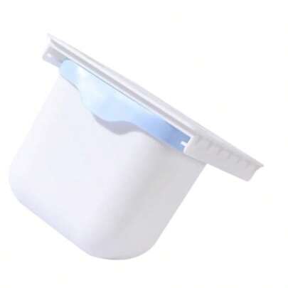 Dresser Dustbin Reusable Waste Storage BinPulling Type Under Desk Drawer Trash Suspended Hidden Waste Holder For Kitchen Hidden Desk Dustbin For Study Desk Classroom Desk