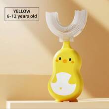 meomill 1pc Cartoon U-Shaped Toothbrush, Soft Toothbrush, Cartoon Toothbrush