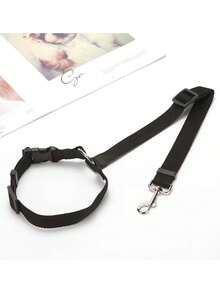 1pc Pet Car Safety Leash, Round Ring Dog Car Safety Harness, Backseat Tether Leash - Multicolor - View 9