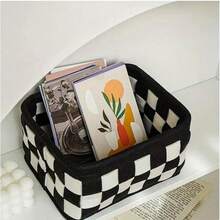 1 Stück/2 Stücke/3 Stücke Filz Aufbewahrungsboxen, vielseitiger Aufbewahrungsorganizer für die Rückkehr zur Schule, große Kapazität für Kleidung, Spielzeug, Bücher & Verschiedenes, zufälliger Stil Lieferung