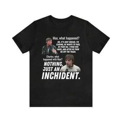 Nothing Just An INCHIDENT! Max Vs Leclerc Vs Verstappen - Formula Racing (Nothing Just An The Inchident Ins Y2k Hot Sell