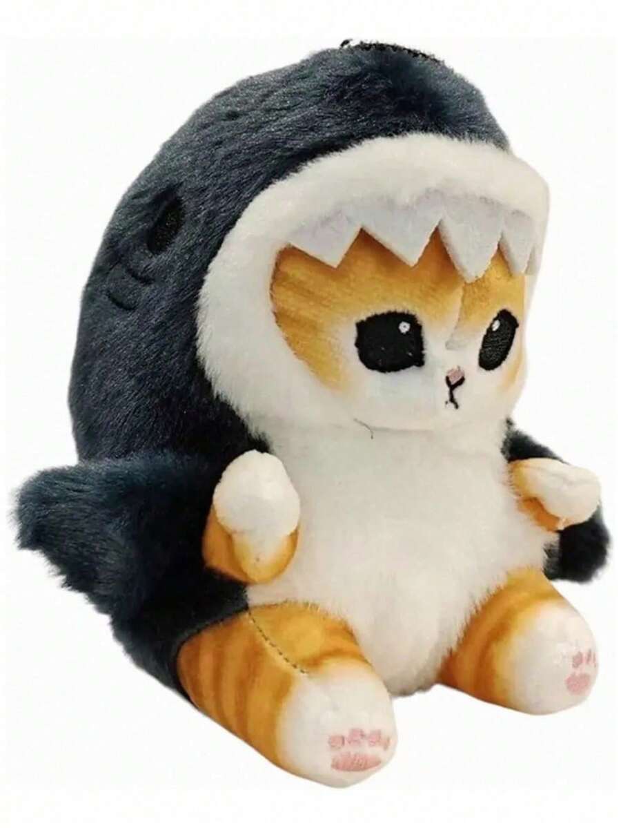 Gato Gatito Michi De Peluche Kawaii Con Disfraz Diseños 22cm Y 30CM - 22cm - Ver 1