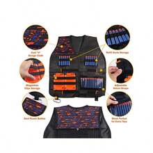 全套装备 - 新款仿真青少年战术背心套装，战术背心装备，枪械攻击精英系列配件，可自由搭配，生日礼物 - 完美礼物 - 礼品 - 彩色 - 查看 5