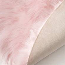 1pc Heart-Shaped Soft Plush Area Rug, Suitable For Girls Bedroom, Vanity Chair, Home Decor