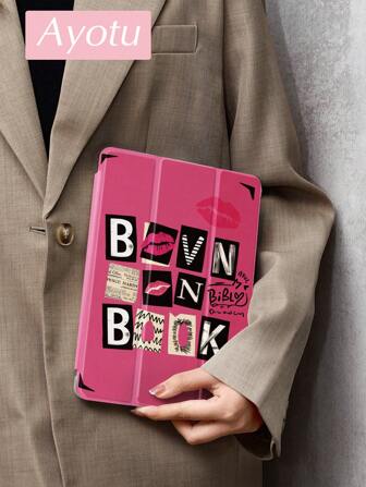 Ayotu Funda tipo libro color rosa compatible con Samsung Galaxy Tab/iPad, iPad 9th/8th/7th Generation 10.2 pulgadas, nueva funda para iPad de 10th Generation, con función de encendido/apagado automático, protección anti-caída en las cuatro esquinas