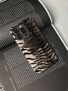 INS - Style Zebra Print Pattern IPhone Case For IPhone 17 Pro Max | Anti - Yellowing & Fade - Resistant | New Half - Cover Hard Shell|Compatible With IPhone 17 16 15 14 13 12 11 Plus Pro Max| Cute Gift For Friends & Self-Use,Back To School &Travel Essentialsx - Matte finish does not include buttons. - View 4