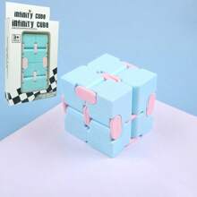 1pc Infinity Cube Fidget Toy, Creative Reversible Stress Relief Puzzle Toy For Kids, Portable Pocket Cube, Birthday/Easter/Christmas Gift, Holiday Toy