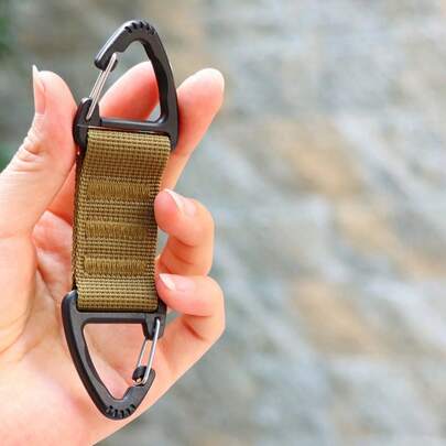 1pc Backpack Lightweight Double Headed S Hook, Outdoor Lightweight Hook, Mountaineering Backpack Hanging Buckle Keychain, Camping Hook, Home Storage Hook