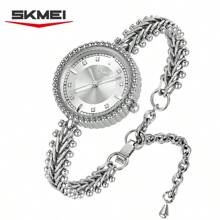 Skmei 思凯美 2548 石英手表手链时尚女士腕表奢华石英经典正装优质女士腕表
