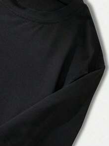 Men's New Hip Hop Fashion Printed T-Shirt - 黑色 - 查看 8