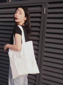 1个多功能帆布手提袋，大容量购物旅行手提包，可重复使用的日常购物袋，可折叠便携帆布袋，适合DIY绘画，肩背帆布手提袋，可重复使用的手提包，帆布手提袋，适合日常使用和旅行，多隔层学生手提包，非常适合海滩，旅行帆布手提袋，理想的圣诞礼物