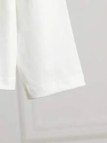 少女两件套睡衣：休闲可爱考拉印花长袖T恤上衣+长裤，秋季家居服 - 白色 - 查看 5