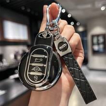 Casing Kunci Mobil TPU dengan Pelindung Remote Control, Gantungan Kunci, Tempat Kartu Identitas untuk BMW MINI S ONE JCW F54 F55 F56 F57 F60 CLUBMAN COUNTRYMAN, Aksesoris Mobil, Hadiah Natal untuk Ibu, Ayah, Wisuda, dan Guru - MultiWarna - View 17
