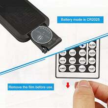 44 Key Wireless IR Remote Controller Dimmer Switch, 4 Pin 2 Ports RGB Control Box (DC12V-24V), For 4pin RGB 3528 5050 LED Light Strip (Dual Outputs)