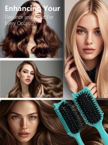 Hair brushes-EU+UK 2026 专业卷发梳，打造完美卷发、波浪卷和螺旋卷——不毛躁、顺滑易梳，沙龙级造型 - 彩色 - 查看 8