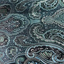 1 tấm vải gấm satin jacquard chất lượng cao, họa tiết hoa Trung Quốc, thích hợp may sườn xám, quần áo búp bê, Hán phục, trang trí sân khấu, may trang phục và đồ thủ công mỹ nghệ, dài 19,6/39,4/118/197 inch, rộng 29,5 inch, định lượng 150gsm - Màu xanh đậm - Xem 14