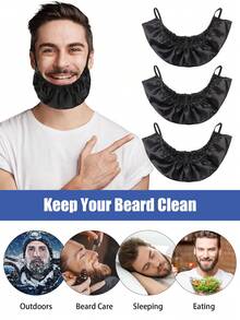 Tough Guy Beard Cover, Oil-Resistant, Stain-Resistant, Dirt-Resistant, A Must-Have For Men - Multicolor - View 2