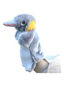 Marioneta Títeres Muñeca De Mano Animales Niños Tela Peluch - pingüinos - Ver 2