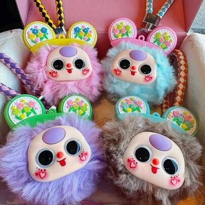 Cartoon Doll Pendant, Cute Keychain Charm For Backpack, Handbag, Keyring