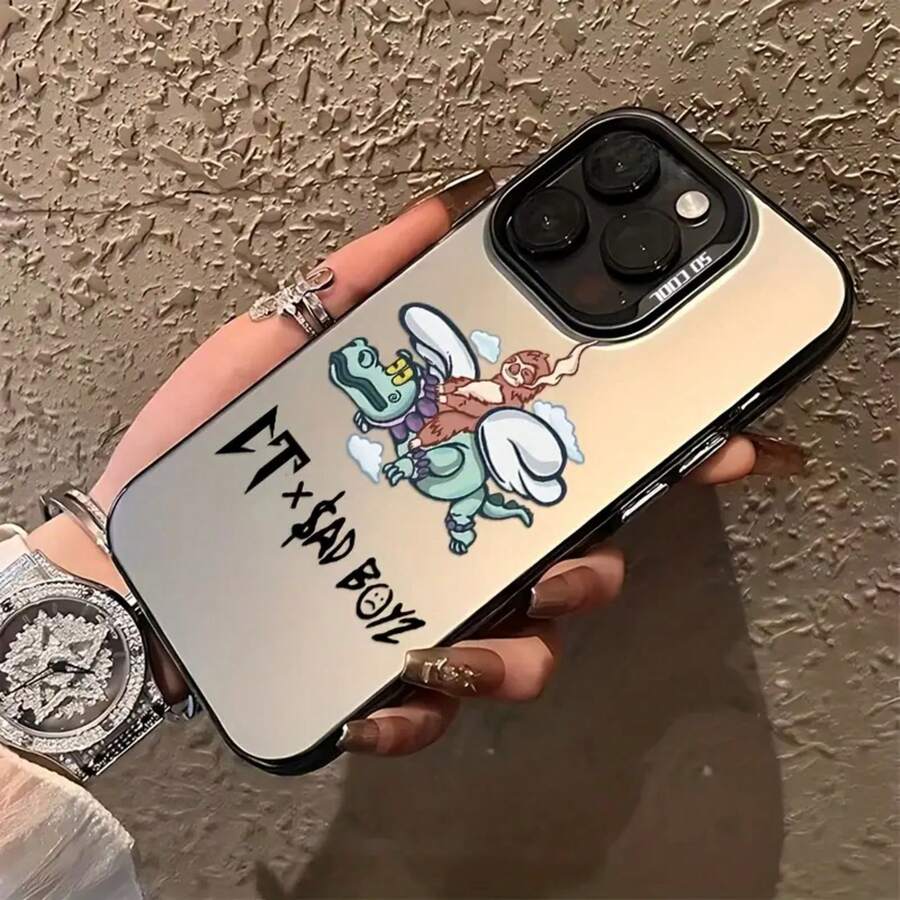 Funda de teléfono CT compatible con 16, 15, 14, 13, 12, 11 Pro, X, XR, XS, 8, Plus, con respaldo mate antideslizante17 17promax - Negro - Ver 1