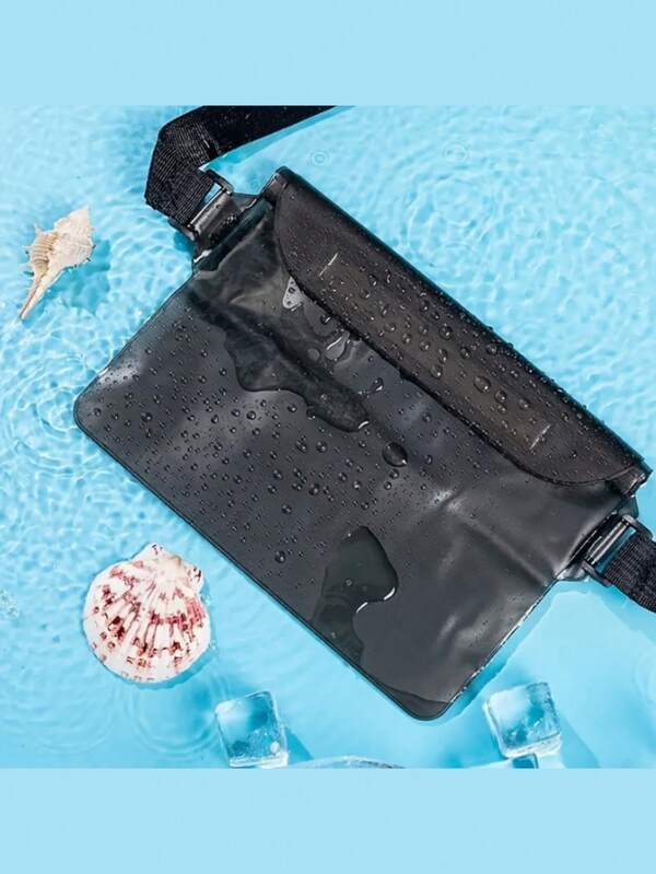 Summer Outdoor Sports Waterproof Bag, PVC Waterproof Purse Beach Bag, Three-Layer Sealed Design, Suitable For Swimming, Diving, Beaches, Water Parks And Other Activities, Universal Touch Screen Protective Case, Mobile Phone Case, Wallet, Holiday Travel Essential, Waterproof Mobile Phone Protective Bag, Beach Accessories.