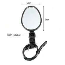 Universal Motorcycle Bike Handlebar Rearview Mirror Adjustable 360 Rotation