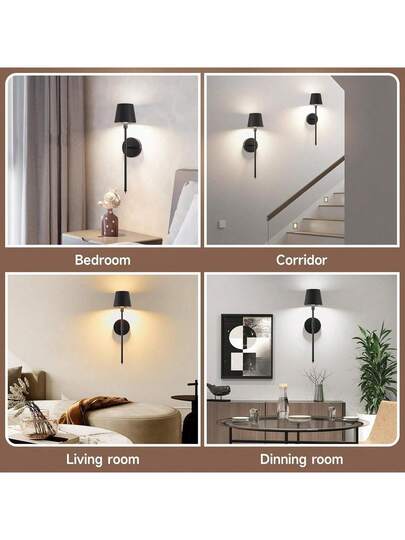 Rechargeable Usb ative Wand Light, Verlichting Remote Control, Led Bedroom Corridor Interior ation view 4