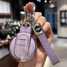 Casing Kunci Mobil TPU dengan Pelindung Remote Control, Gantungan Kunci, Tempat Kartu Identitas untuk BMW MINI S ONE JCW F54 F55 F56 F57 F60 CLUBMAN COUNTRYMAN, Aksesoris Mobil, Hadiah Natal untuk Ibu, Ayah, Wisuda, dan Guru - MultiWarna - View 19