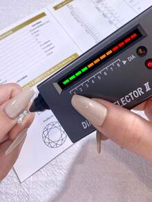 1Pair Three-Diamond Moissanite Diamond Earrings S925 Sterling Silver Wedding Earrings Engagement Stud Earrings Luxury Jewelry For Gifts Women Anniversary - Silver - View 5