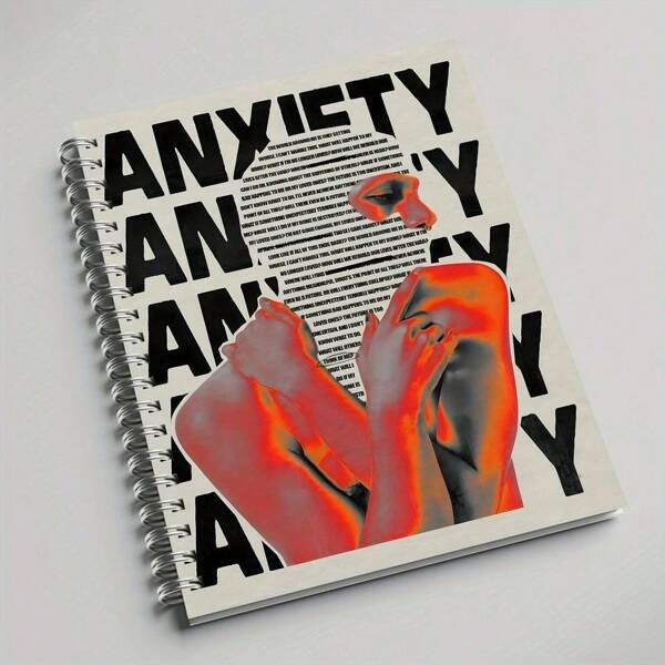 1pc Y2K Style A5 Spiral Notebook, 120 Pages Lined Paper, Back To School Stationery, Subject Notebook, Daily Planner, Creative Gift