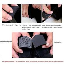 橡胶鞋底替换片，适用于鞋子修补，包括高跟鞋、凉鞋等，外底和鞋垫均可使用，防滑鞋底保护垫，鞋跟垫，男女鞋履配件。 - 彩色 - 查看 10