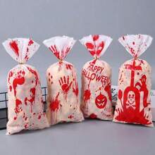50 buah Kantong Permen Halloween, Kantong Hadiah Pesta, Kemasan Kue dan Camilan Pesta, Kantong Kemasan OPP untuk Camilan (Pengiriman Warna Campur) - MultiWarna - View 4
