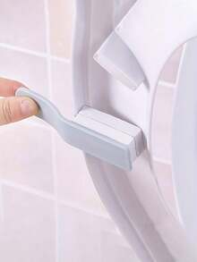 Elevador de tapa de inodoro, evita el contacto con el asiento del inodoro, levanta la tapa del inodoro con el mango para evitar el contacto directo con el asiento, elevador de tapa de inodoro autoadhesivo, herramienta de elevación de inodoro adecuada para oficina, hogar, hotel