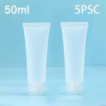 2/3/5pcs Travel Bottles For Toiletries – Leak-Proof Refillable Squeeze Tubes With Flip Top Cover | Holiday & Travel Essentials | TSA Approved For Shampoo, Lotion, Cosmetics (Soft Portable, )