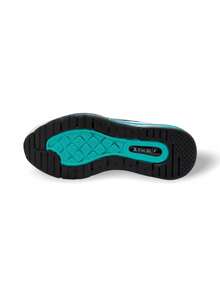 Nike Air Max Genome 男士运动鞋，适合运动健身和日常穿着，轻盈缓震，吸震透气，合成鞋面，EVA 鞋底，支撑性强，柔韧性好，易于搭配，白色/蓝色，DM7600-100 - 白色和藍色 - 查看 7