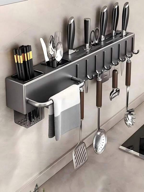 Suporte Organizador Para Porta De Facas Talheres Utensílios