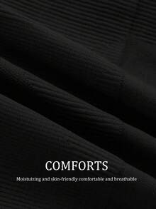 QUASTI 1 Piece Of Women's High Waist Belly Control Shapewear - Sexy Solid Color, Breathable Soft Stretch Fabric, Strong Support For Daily Wear And Holiday Gifts, Belly Control Underwear, Comfortable For Daily Wear, Seamless Design, High Elasticity Material - 黑色 - 查看 4