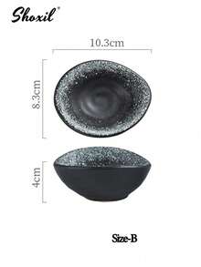 shoxil 1pc Coffee Bean Saucer, Ceramic Coffee Bean Measuring Tray, Display Container Suitable For Tea And Coffee Beans, Can Be Used For Weighing Coffee Beans And Storing Small Snacks, Suitable For Home Kitchen, Living Room Coffee Table, Office Pantry, Cafe Display Area, Tea Room Decoration