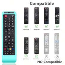 1PC Glow In The Dark Case Cover For Samsun TV Remote Control - Fits BN59-01199F BN59-01289A BN59-01301A BN59-01315A BN59-00666A BN59-00741A Model, Silicone Universal Smart TV Remote Replacement Sleeve Skin With Lanyard Glow - Multicolor - View 6